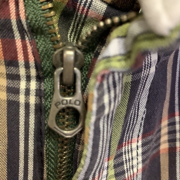 Polo Ralph Lauren Multicolored Plaid Flat Front 10" Inseam Bermuda Shorts Sz 32 - Picture 5 of 15